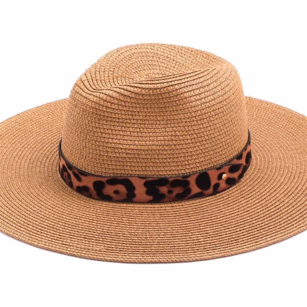 Tiki Beach Straw Sun Hat - Picture 2 of 2
